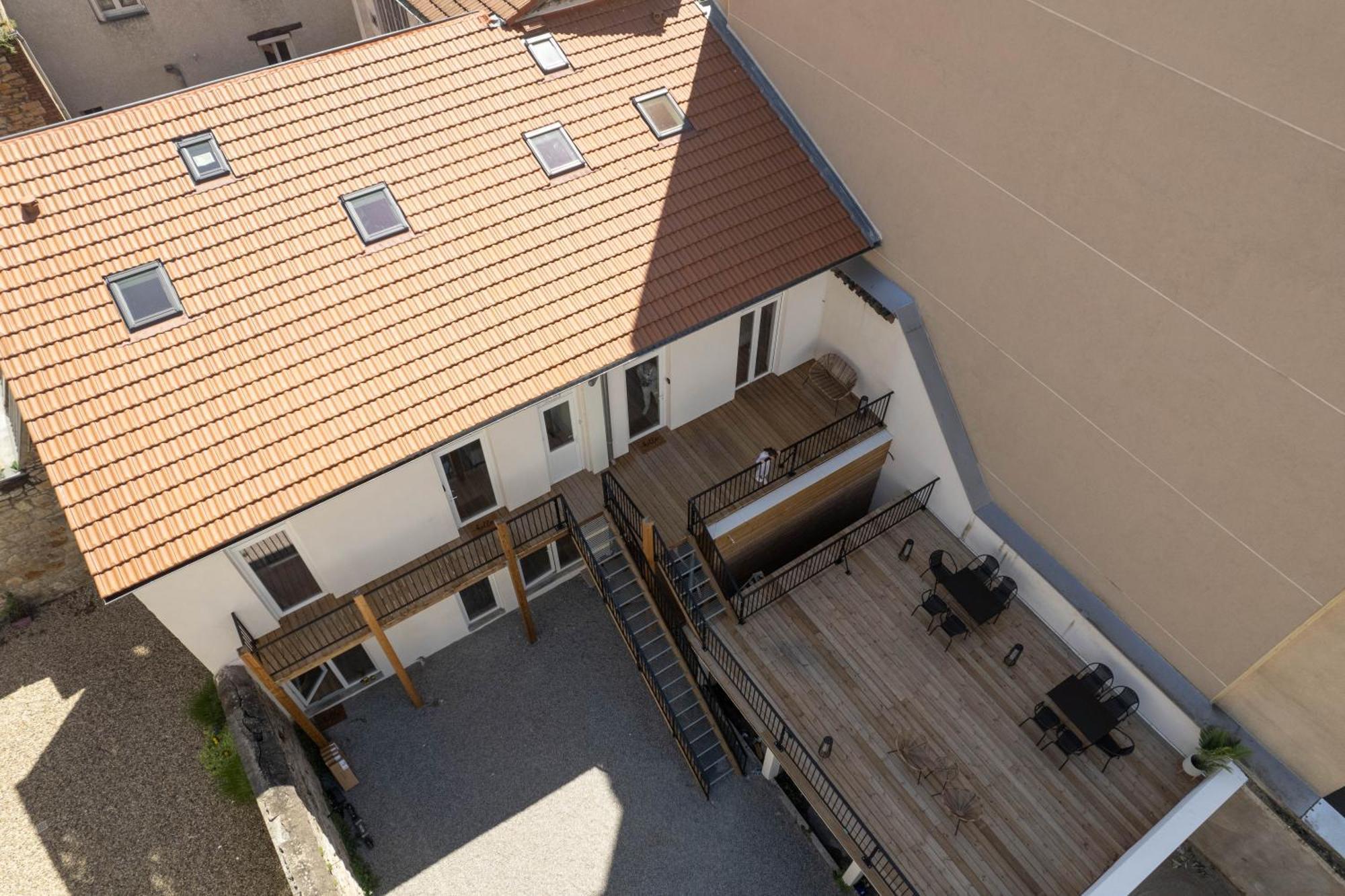 Toscana Casa Maja - Terrasse - Parking Prive 생테티엔 외부 사진